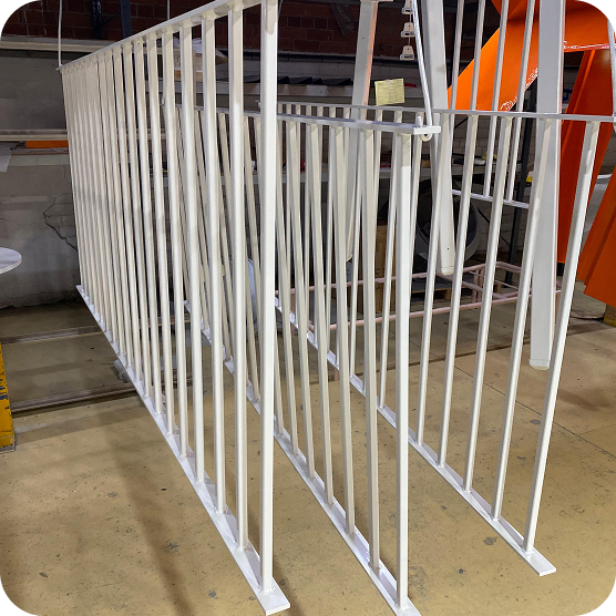header image commercial powder coating for balustrades