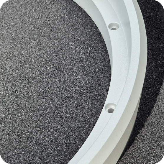 header image powder coating for high precision audio equipment