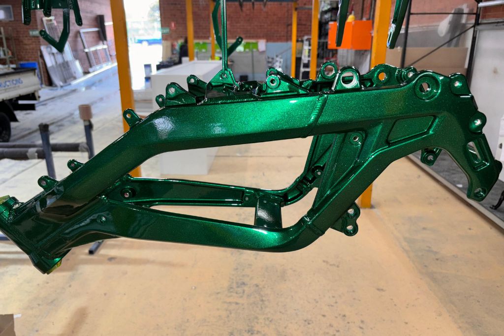 bike motorbike powder coated frame