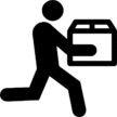 man with box